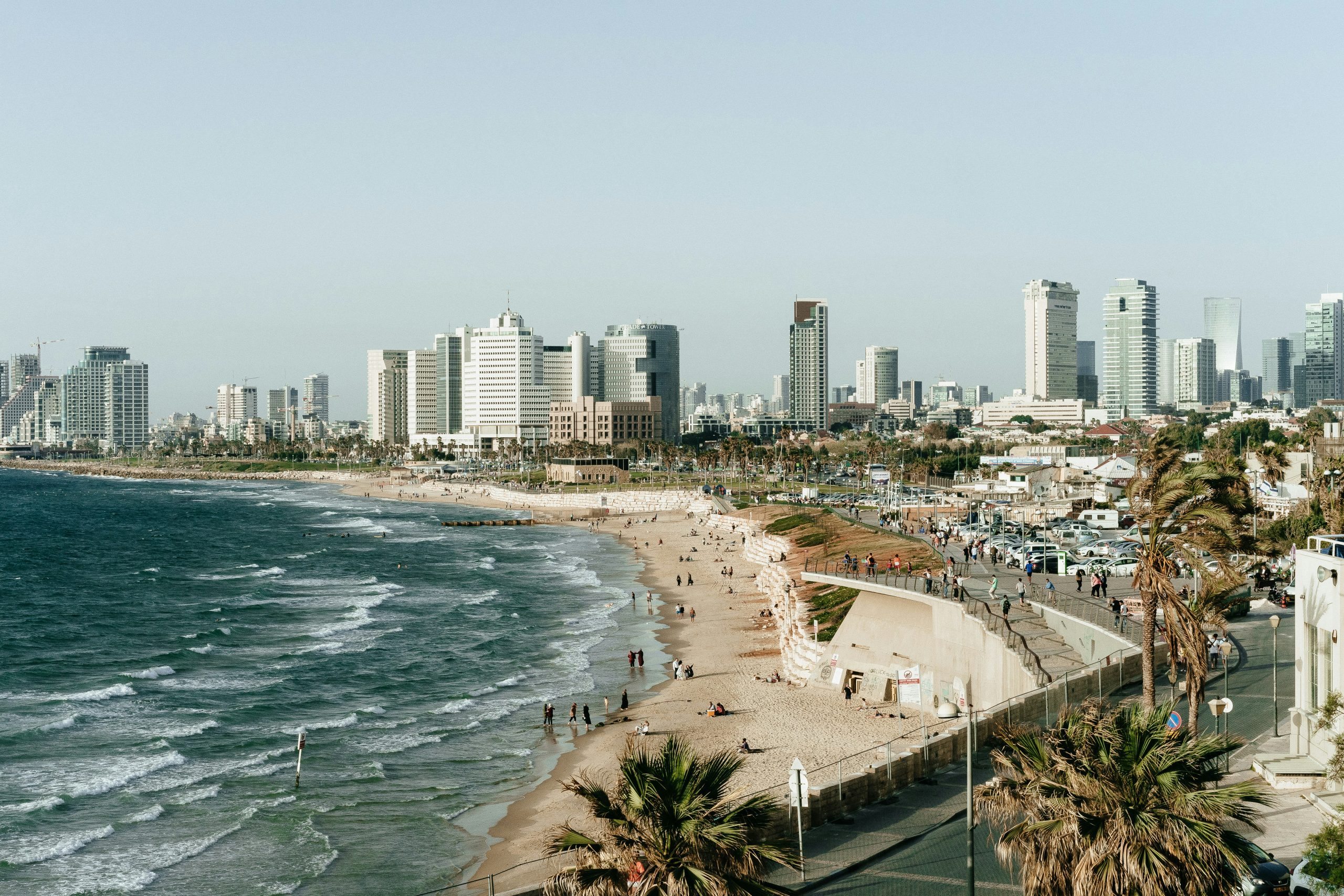 beach view of Tel Aviv - life in Israel 